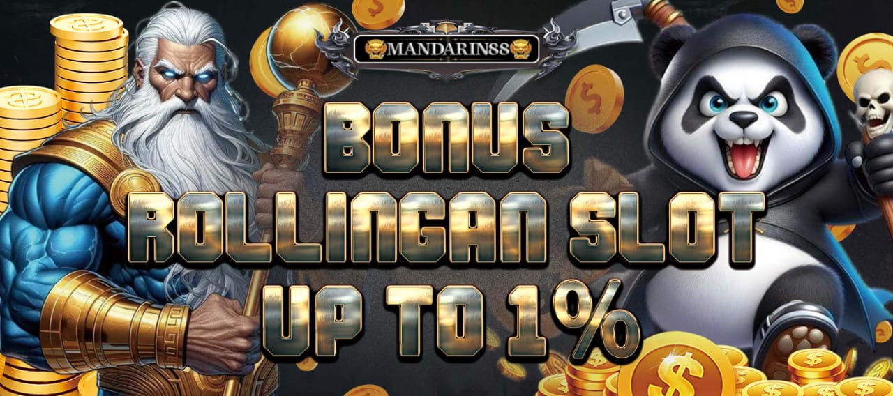 BONUS ROLINGAN SLOT UP TO 1%	